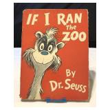 If I Ran the Zoo book signed by Dr. Seuss 1950