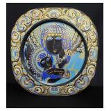 Bjorn Wiinblad Rosenthal signed hand-painted 1976