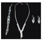 Antique rhinestone & crystal set 1920-1950 era