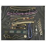 Group of costume jewelry