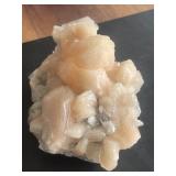 Apophyllite and stilbite cluster specimen