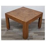 Brown-Saltman mid century modern oak end table