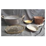 Group of miscellaneous metal items