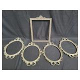 Group of frames, box lot