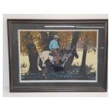 Pencil signed and numbered Bill Schenck lithograph