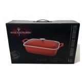 New Hells Kitchen 4Qt. Orange flame covered