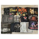 12 shirts, Harley-Davidson, David Bowie, ACDC