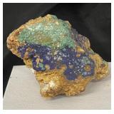 Malachite and azurite raw specimen