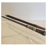 Antique Anglo Indian ebonised sword cane  with