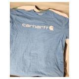 5 Carhartt shirts various sizes box lot