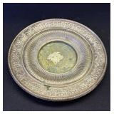 Vintage silver plated London plate