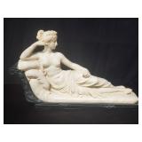 G. Ruggeri reclining Venus sculpture (composite)