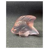 Lalique parma crystal fish in box