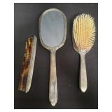 3 pcs Sterling silver vanity set