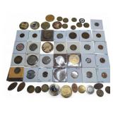 Large collection of coins, tokens, Disney