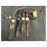 Group of wristwatches, pocket watches, ring