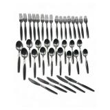 Mid Century 37pc Mar-Crest starburst flatware set