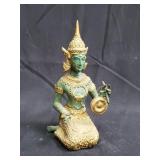 Gilt metal Buddhist sculpture