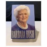 Barbara Bush former First Lady autographed hand