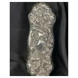 Art nouveau sterling brush