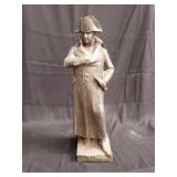 Plaster figural sculpture of Napoleon