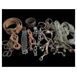 Assorted Renaissance Faire jewelry, chain mail