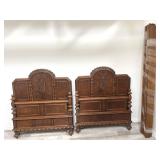 Antique twin bed frames