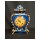 Vintage iron mantel clock