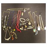 Group of costume jewelry