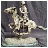 Bronze trooper of the plains by after frederick