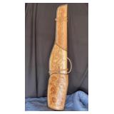 Leather tooled rifle case