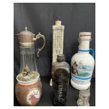 Group of pitchers, liquor bottles etc weight: