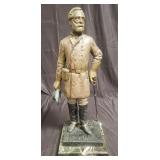 Brass sculpture marked "General Robert E. Lee"