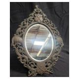 Vintage iron mirror
