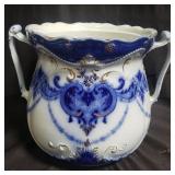 Antique 2-handled jardiniere marked Belmont