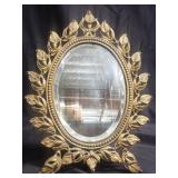 Vintage iron vanity mirror
