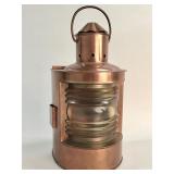 Antique electrified copper and glass