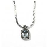 Italian Sterling silver & blue tourmaline