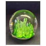Vintage Murano style art glass paperweight
