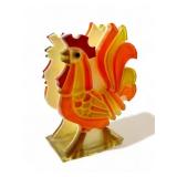 Mid century 1969 Wondermold lucite rooster n
