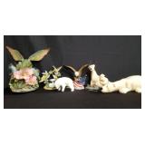 Box of animal figurines