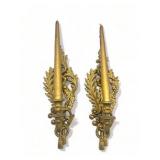 Pair of vintage Burwood Products candle wall