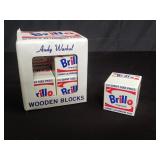 Andy Warhol brilliant wooden blocks