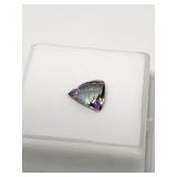 3.70ct triangle mystic topaz gemstone 10 x 10mm