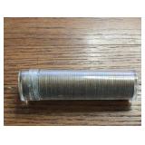 Roll of 1955-S Lincoln Wheat Cent coins. In case