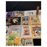 Collection of comic and cartoon books (box)