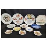 Box of decorative plates