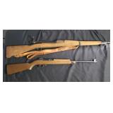 2 Vintage pellet prop gun rifles