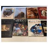 Collection of coffee table books (box)