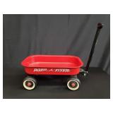 Miniature metal Radio Flyer wagon